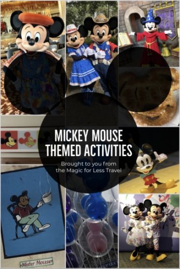 Mickey Mouse Themed Activities