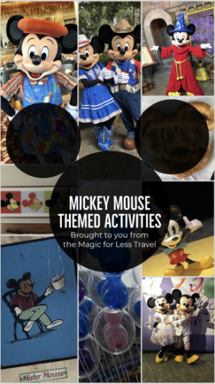 Mickey Mouse Themed Activities