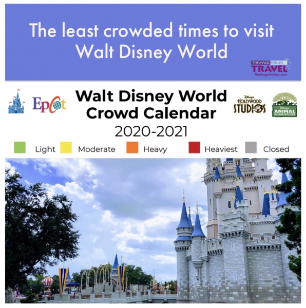 When is the least Crowded Time to Visit Walt Disney World?