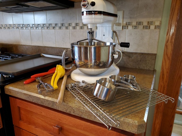Equipment for making cookies Equipment needed for cookie making.