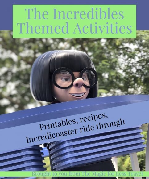 Incredibles Themed Activities for Your Day at Home