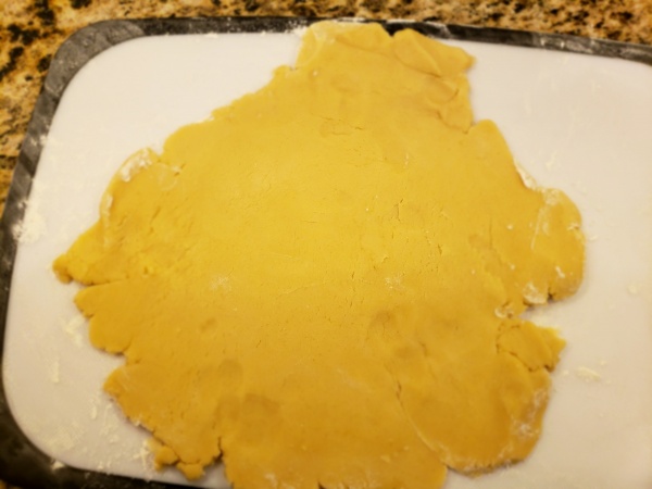 Jack Skellington Cookie Dough Rolled Out Cookie Dough Rolled Out