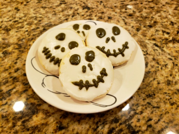 Jack Skellington Cookies Done