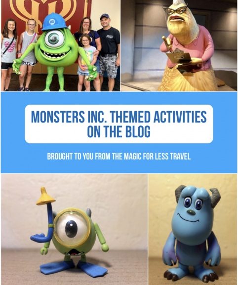 Monsters, Inc. Themed Activities for Your Day at Home