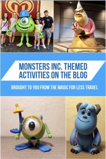 Monsters, Inc. Themed Activities