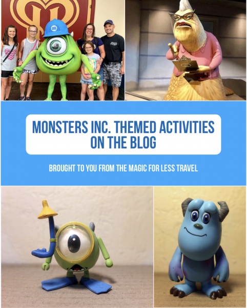 Monsters, Inc. Themed Activities for Your Day at Home