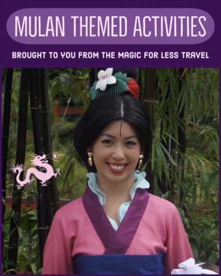 Mulan Themed Activities 
