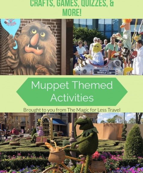 Muppet Themed Activities for Your Day at Home