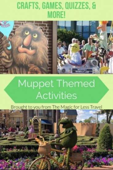 Muppet Themed Activities