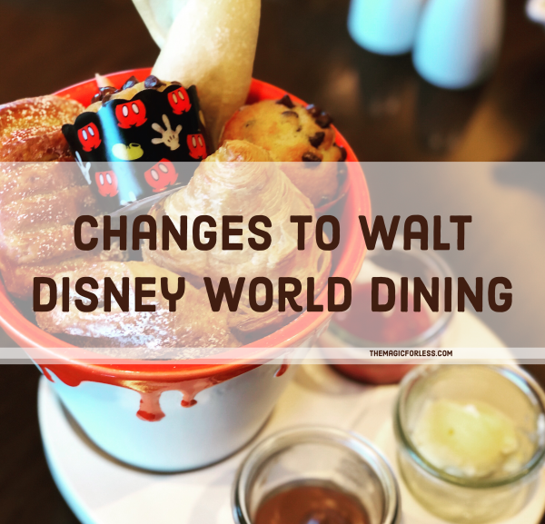 Changes to Walt Disney World Dining