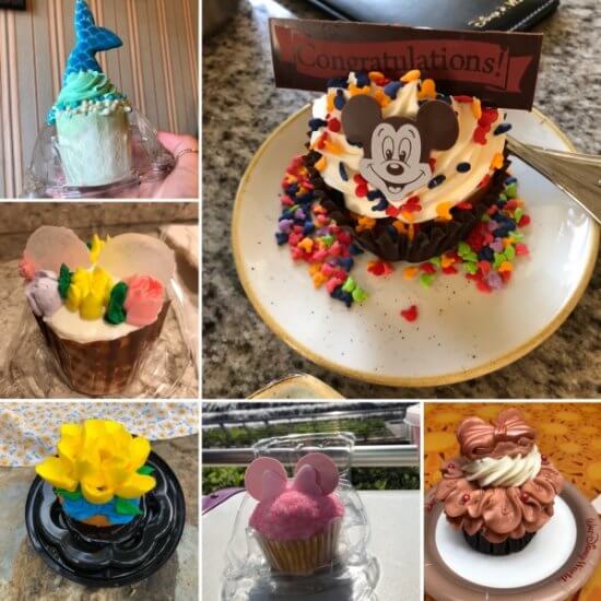 Best Snacks at Walt Disney World Cupcakes can be found all over Walt Disney World