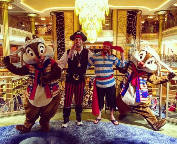 Pirate in the Caribbean Chip n Dale DCL Pirate Night with Chip n Dale on Disney Cruise Line