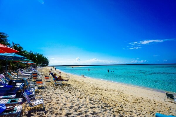 The beautiful & peaceful beach of Serenity Bay on Disney's Castaway Cay