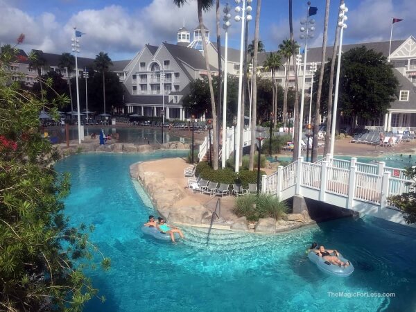 Stay cool in the summer by relaxing in a resort pool