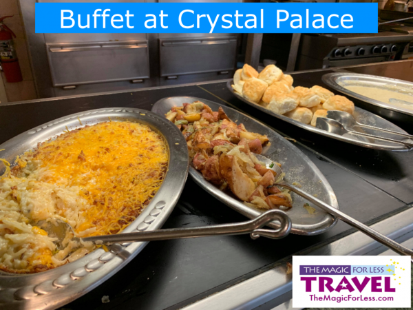 Buffet options at Crystal Palace
