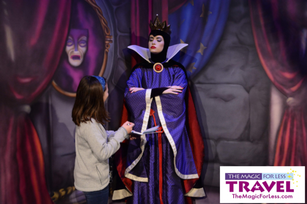 Evil Queen at Storybook Dining
