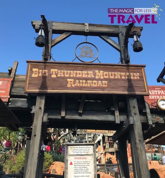 Big Thunder Mountain Railroad entrance