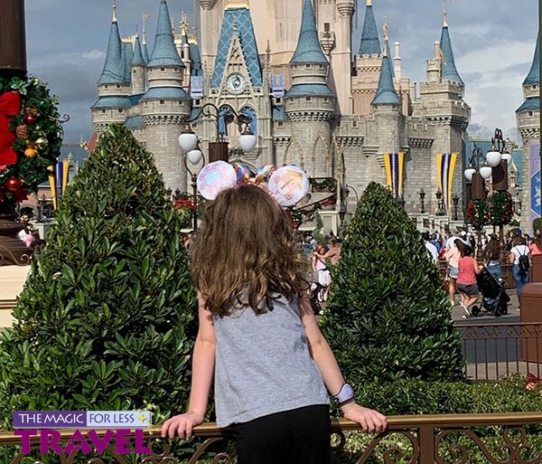 Child Looking At Cinderella's Castle