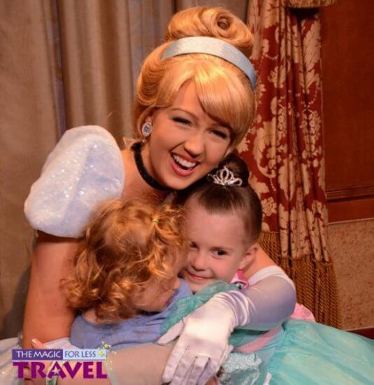 Children Visiting With Cinderella