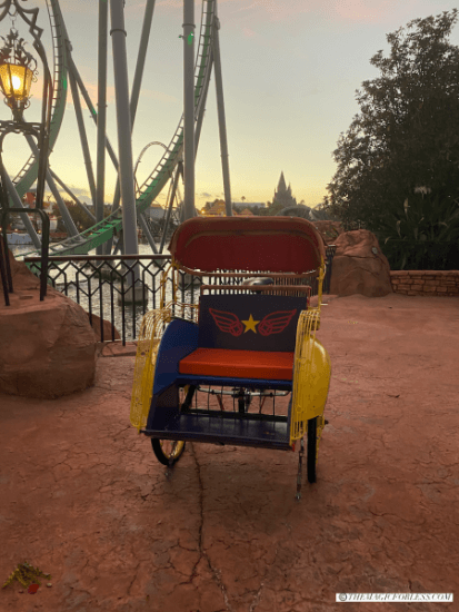 Cart in IOA off the beaten path insta spot