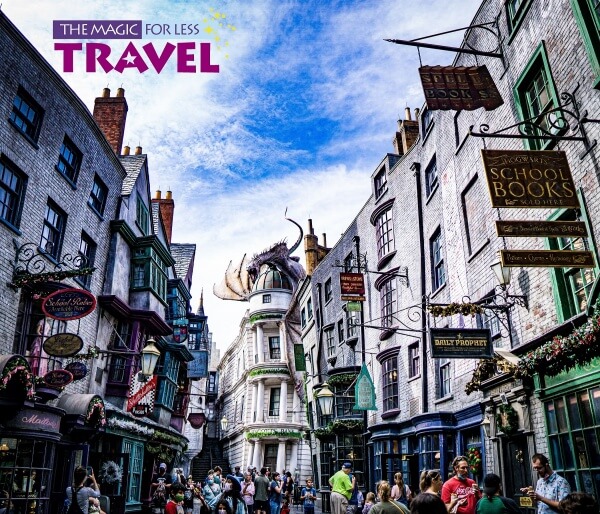 View of Diagon Alley wizarding world of harry potter