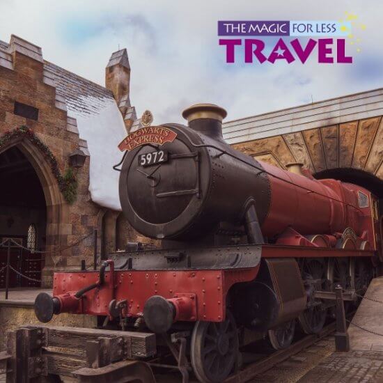 Hogwarts Express Train in Hogsmeade Wizarding World of Harry Potter