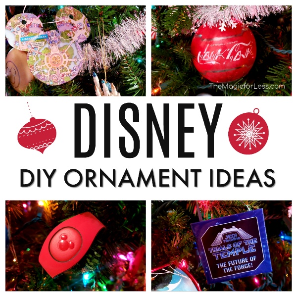 Disney DIY Souvenir Ornaments that are Free and Simple to Make