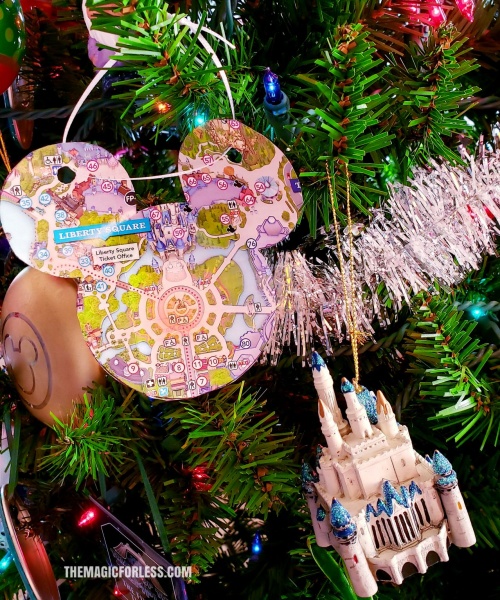 Disney Ornament Park Map Magic Kingdom