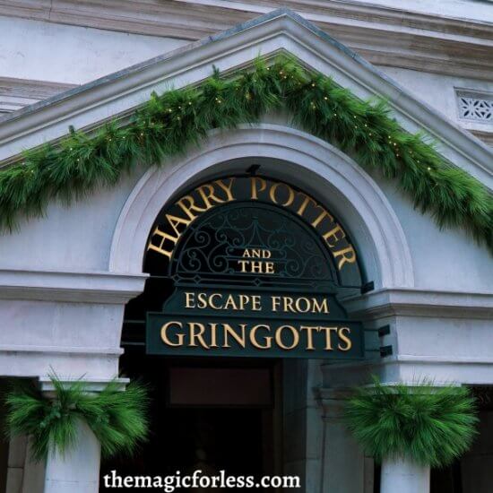 Universal Studios Escape from Gringotts wizarding world of harry potter