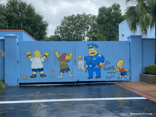 simpsons wall Simpson's Photo Wall