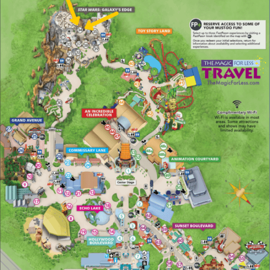 Hollywood Studios Map