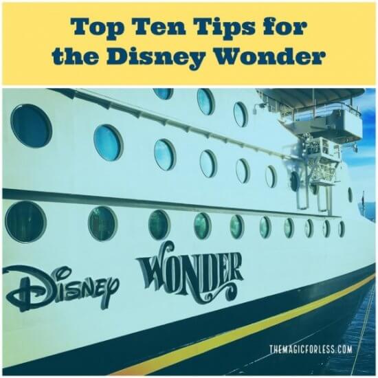 Tips for Disney Wonder