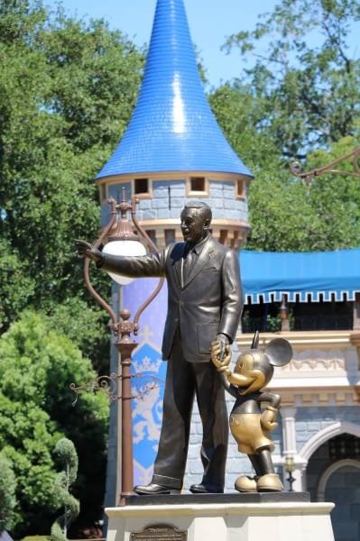Partners statue walt and mickey 