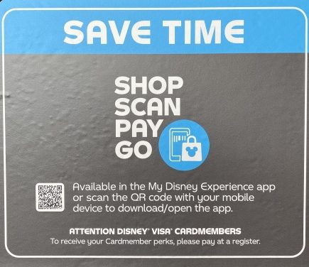 Shop Scan Pay Go in Select WDW Stores