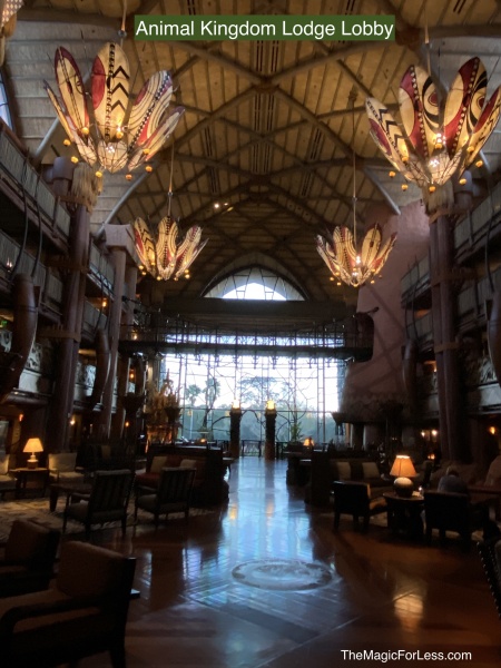 View of Animal Kingdom Lodge from the Front Entrance