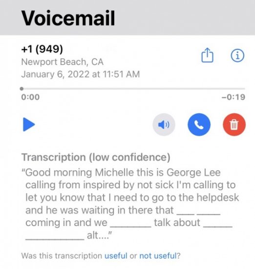 DCL - voicemail smiley