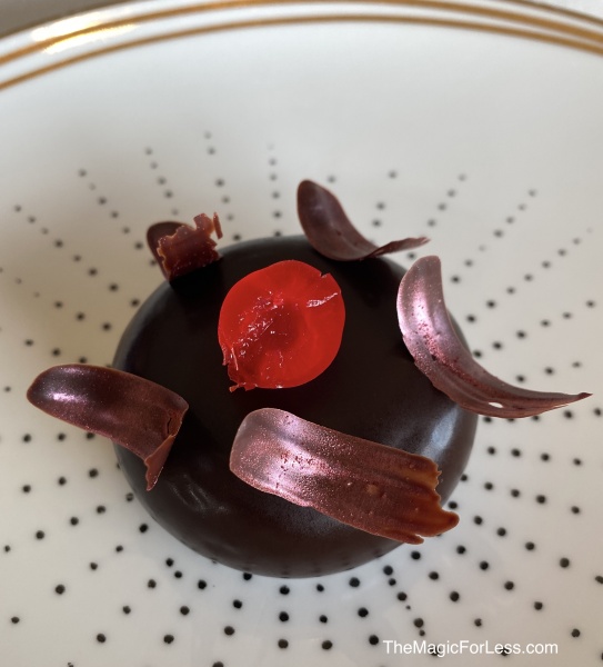 Disney Fantasy Remy Dessert Experience-Foret Noire