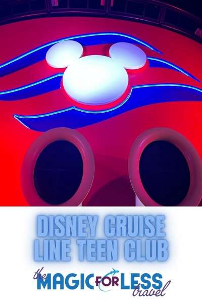 Disney Cruise Line teen club