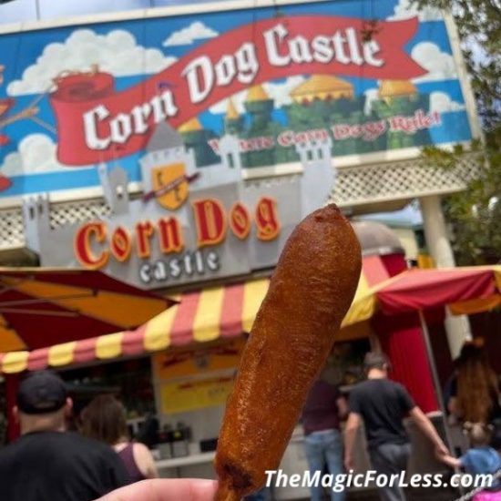 Corn Dog Castle California Adventure Quick Service hotdog