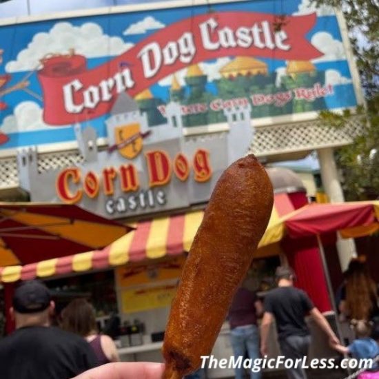Corn Dog Palace Corn Dog Castle California Adventure Quick Service hotdog