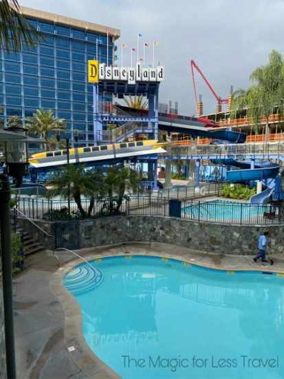 Disneyland Hotel Monorail Slide and Pool