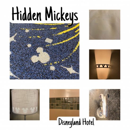 Hidden Mickeys in Disneyland Hotel rooms