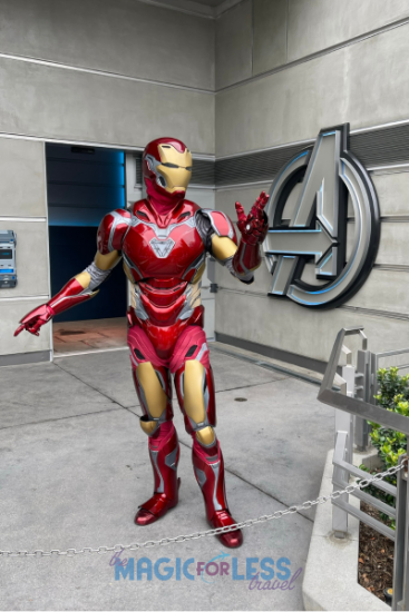 Iron Man at Avengers Campus