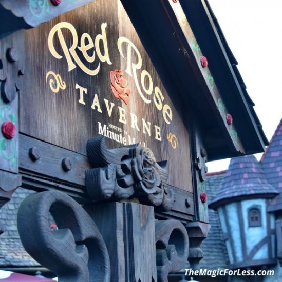 Red Rose Taverne Red Rose Taverne Disneyland Quick Service hamburger chicken