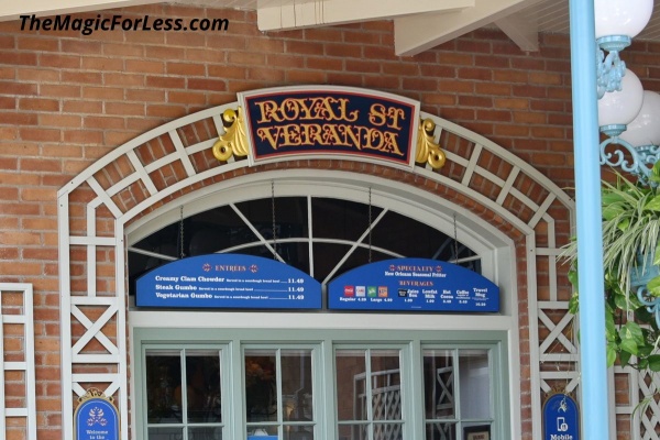 Royal Street Veranda Royal Street Veranda Disneyland Quick Service sourdough