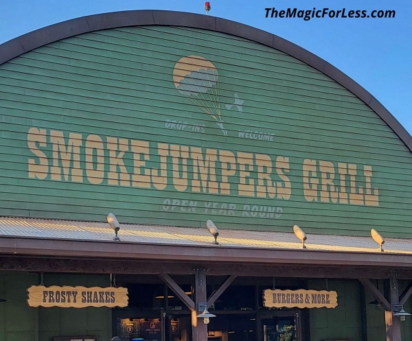 Smokejumpers Grill California Adventure Quick Service hamburger chicken