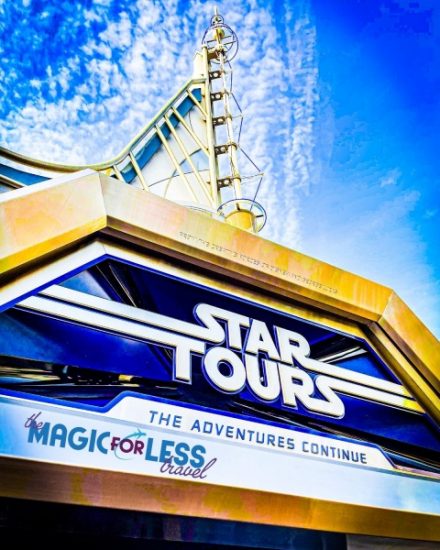 Disneyland Thrill Ride - Star Tours - The Adventure Continues in Tomorrowland at Disneyland