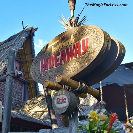 Tropical Hideaway Disneyland Quick Service dole whip Asian