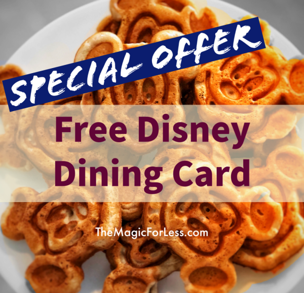 FREE Dining Card Offer for Walt Disney World