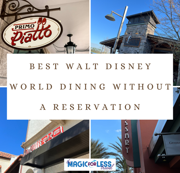 The Best Walt Disney World Dining Without a Reservation